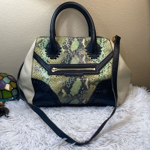 Aimee Kestenberg Leather Bag Stone Purse - Picture 1 of 14